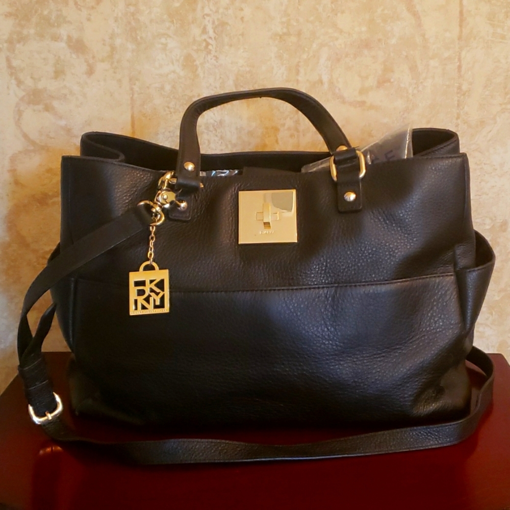DKNY Leather Black  Bag